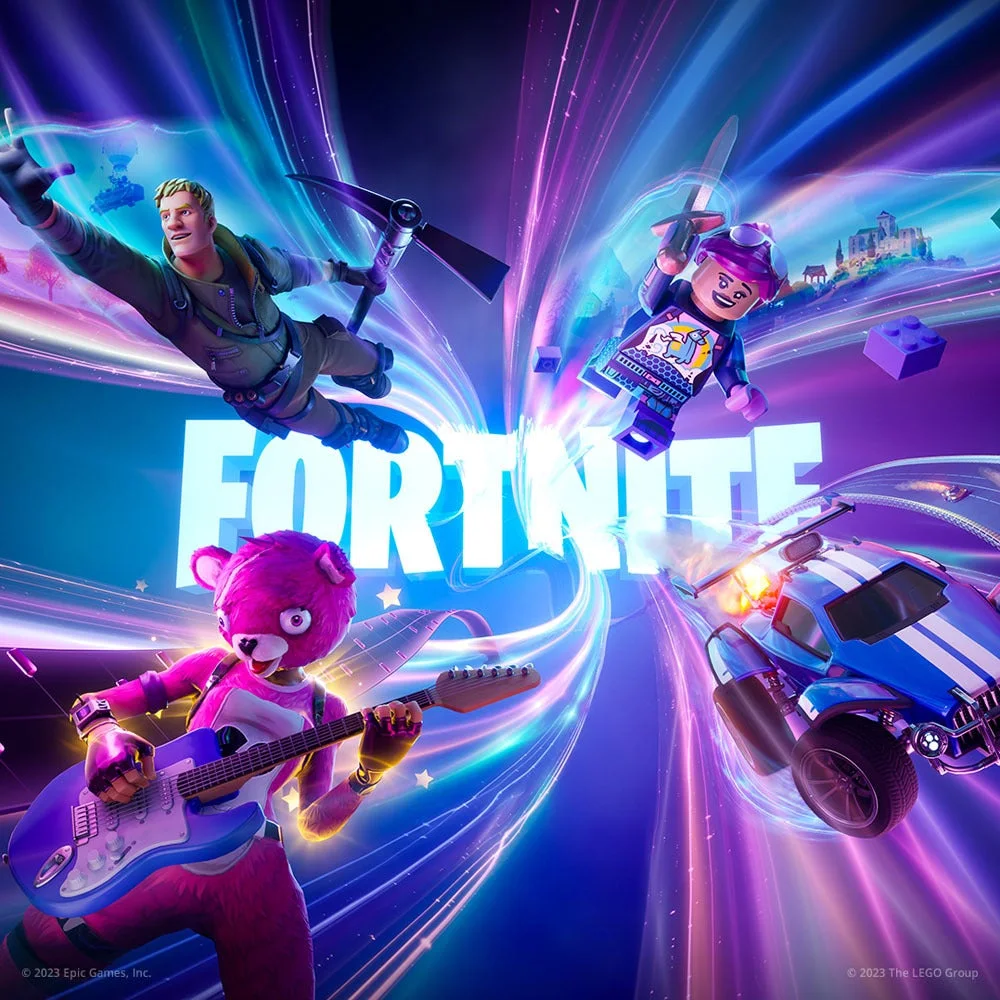 Fortnite battle royale build fight in a storm circle