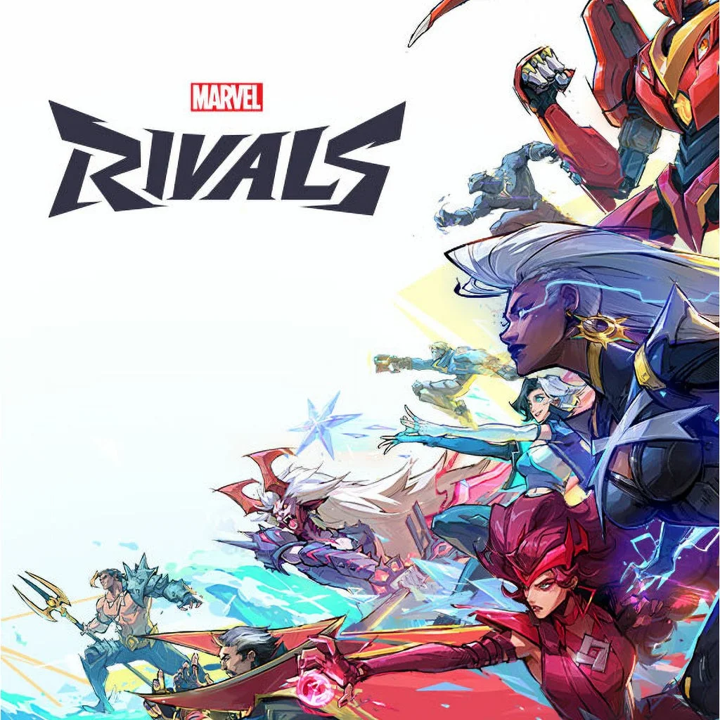 Marvel Rivals hero team clash in a futuristic arena