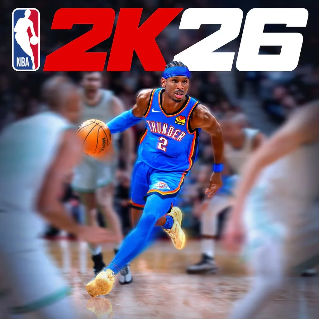 NBA 2K26 on-court gameplay during a fast break