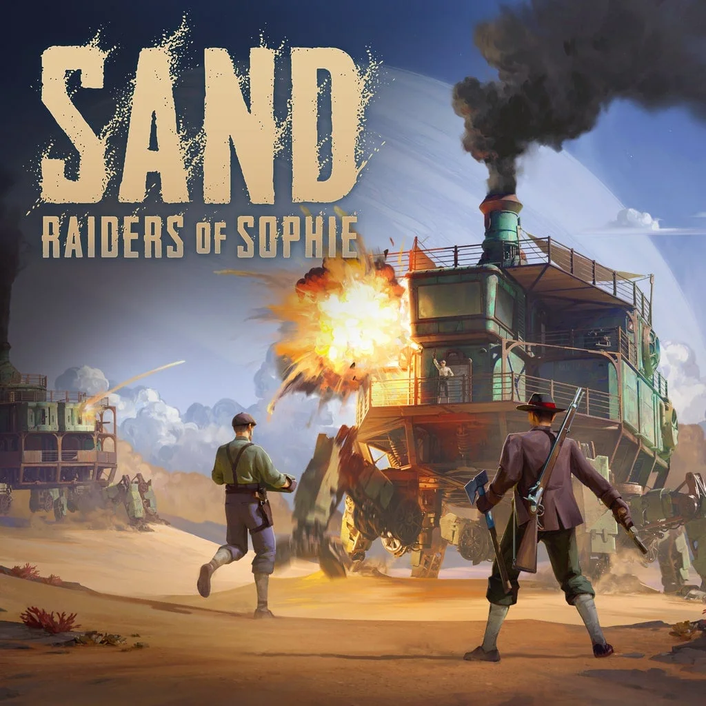 SAND PvPvE walker convoy across desert dunes