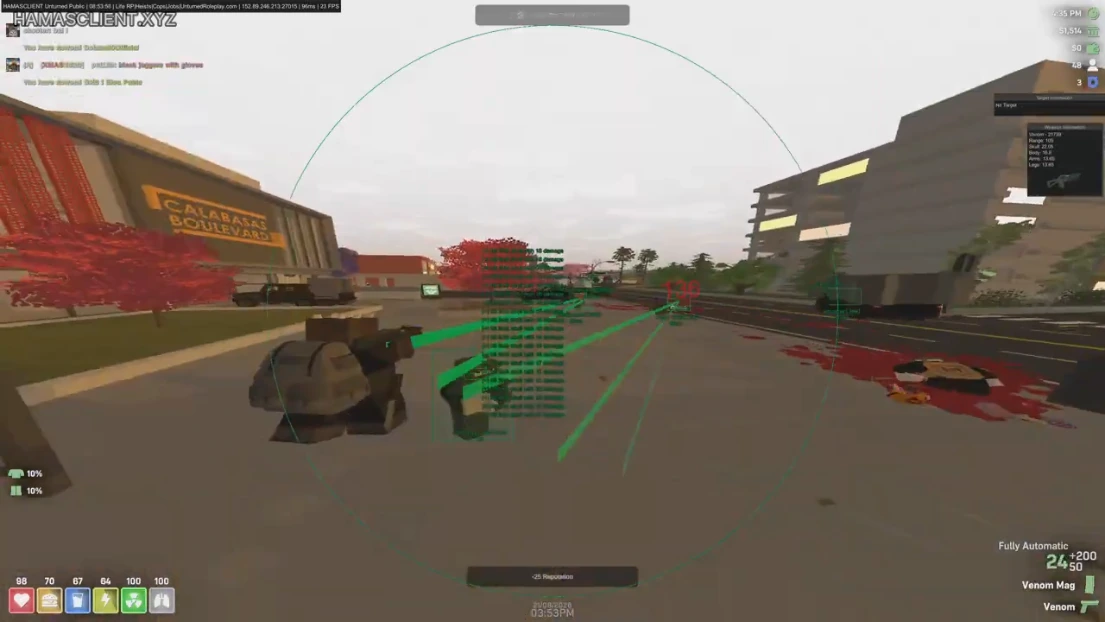 Unturned ESP tracers and wallhack overlays